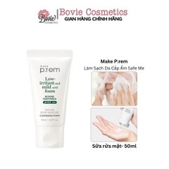 Sữa Rửa Mặt, Sữa Tẩy Trang Make P:rem Safe me Relief Moisture Cleansing Milk