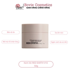 Kem lót RED EARTH V10 chính hãng cao cấp dưỡng ẩm che lỗ chân lông cho lớp make up hoàn hảo