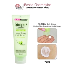 Tẩy Tế Bào Chết Simple Kind to Skin Smoothing Facial Scrub Dành Cho Da Nhạy Cảm 75ml