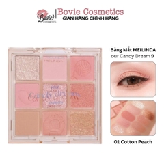 [MEILINDA] Bảng Mắt MEILINDA Your Candy Dream 9 Ô Kẹo Ngọt Nhũ Lì Vỏ Trong Thái Lan 5.4g MC3126