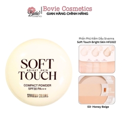 Phấn Phủ Sivanna Colors Soft Touch Bright Skin Compact Powder SPF30 PA+++ HF1022