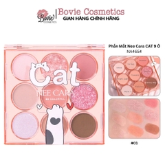 Phấn Mắt Nee Cara CAT 9 Ô Phấn Mịn Lâu Trôi- NA4654