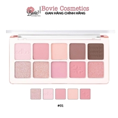 Bảng Mắt Odbo Iconic Eyeshadow Palette 10 Ô Chất Phấn Mềm Mịn, Bám Màu Tốt, Lâu Trôi OD2029