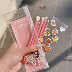 Set Cọ Trang Điểm 5 Cây Kèm Túi Đựng Odbo Special Brush Set OD8061