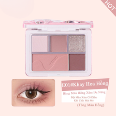 VEECCI Bảng Phấn Mắt Năm Màu Ngọc Trai Shimmer VC004