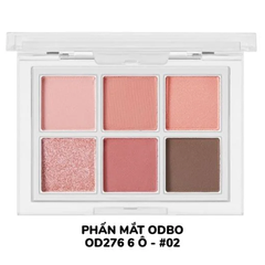 Bảng phấn mắt 6 ô Odbo Signature Eyeshadow Palette OD276