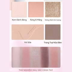 Bảng Phấn Mắt 5 Ô VEECCI Gợn Sóng Nước Veecci Dream Summer Eye Shadow