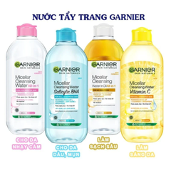 Nước Tẩy Trang Làm Sạch Sâu Garnier Micellar Cleansing Water