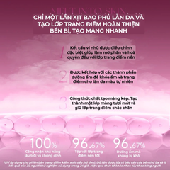 Xịt make up Uhue Light Silky- Long Lasting Setting Spray 100ml