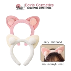 Băng Đô Cài Tóc Hình Nơ, Gấu, Mèo Nhiều Kiểu Dáng Đáng Yêu Jary Hair Band Màu Ngẫu Nhiên