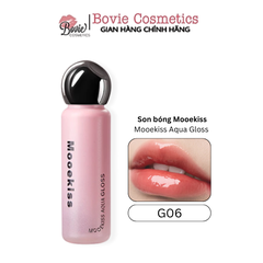 Son Mooekiss Aqua Gloss thiết kế độc đáo xinh xắn, dưỡng ẩm môi 2.1g