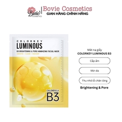 Mặt Nạ Colorkey B3 Hỗ Trợ Dưỡng Sáng Da Luminous B3 Brightening Facial Mask 30ml