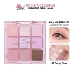 [MEILINDA] Bảng Mắt MEILINDA Your Candy Dream 9 Ô Kẹo Ngọt Nhũ Lì Vỏ Trong Thái Lan 5.4g MC3126
