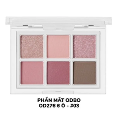 Bảng phấn mắt 6 ô Odbo Signature Eyeshadow Palette OD276