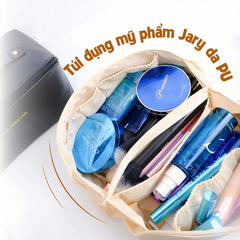 Túi Đựng Mỹ Phẩm Jary da PU Cao Cấp Tiện Lợi Khi Đi Du Lịch