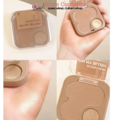 Phấn má hồng 2P Original Oh My Blush nhiều màu sắc 2in1