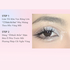 VEECCI Bảng Phấn Mắt Bốn Màu Sắc Hiệu Ứng Lì Ánh Nhũ Chống Nhòe Thời Trang VC005