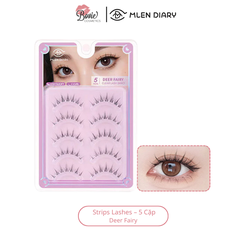Lông Mi Giả Mlen Diary Gân Trong Suốt 5 Cặp
