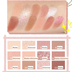 Bảng phấn mắt GOGO TALES Pink mist girl eyeshadow palette