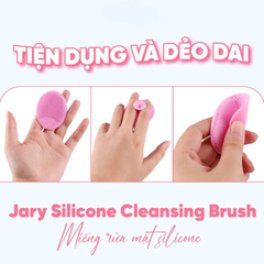 Cọ Silicon, Miếng Bọt Biển Rửa Mặt Jary Cleansing Blush/Sponge