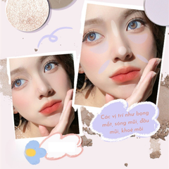 Bảng Tạo Khối 6 Ô Gogo Tales Nude Light Shadow Highlight Contouring Disk 168g GT445