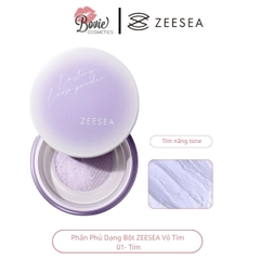 Phấn Phủ Dạng Bột ZEESEA Vỏ Tím Pastel Light And Soft Loose Powder