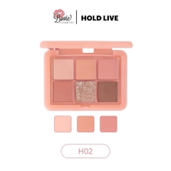 Bảng Phấn Mắt 6 Ô Hold Live Cloud Gauze Powder Eyeshadow Palette HL708 9g