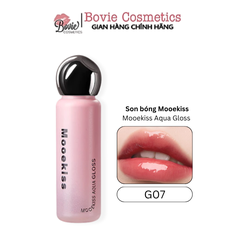Son Mooekiss Aqua Gloss thiết kế độc đáo xinh xắn, dưỡng ẩm môi 2.1g