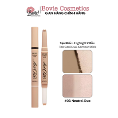Tạo Khối + Highlight 2 Đầu Dạng Kem Too Cool Dual Contour Stick