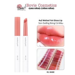 Son Dưỡng Bóng 4u2 Melted Yet Gloss Lip Son Kem Lì Mềm Mịn