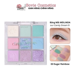 [MEILINDA] Bảng Mắt MEILINDA Your Candy Dream 9 Ô Kẹo Ngọt Nhũ Lì Vỏ Trong Thái Lan 5.4g MC3126