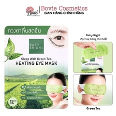 Mặt nạ xông hơi mắt trà xanh Baby Bright Sleep Well Green Tea Heating Eye Mask