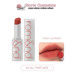 Son thỏi Romand New Zero Matte Lipstick