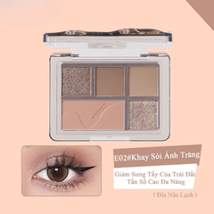 VEECCI Bảng Phấn Mắt Năm Màu Ngọc Trai Shimmer VC004