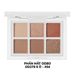 Bảng phấn mắt 6 ô Odbo Signature Eyeshadow Palette OD276