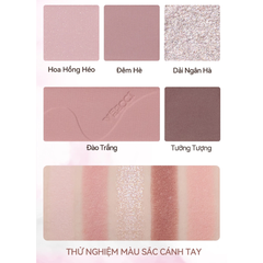 Bảng Phấn Mắt 5 Ô VEECCI Gợn Sóng Nước Veecci Dream Summer Eye Shadow
