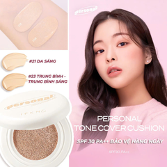 Phấn nước Cushion Kiềm Dầu, Nâng Tone IPKN Personnal Tone Cover