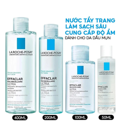 Nước Tẩy Trang Cho Da Nhạy Cảm La Roche-Posay Micellar Water Ultra