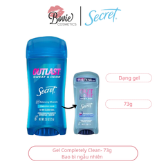Sáp, Gel Ngăn tiết mồ hôi và Khử mùi Secret nhiều mùi hương