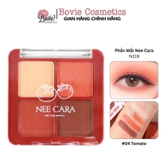 Phấn Mắt Nhũ Lì Nee Cara Tông Hồng Dâu San Hô N319