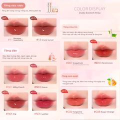 Son Tint Bóng Judydoll Iced Tea Watery Lip Gloss 2.4g