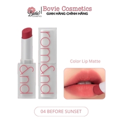 Son thỏi Romand New Zero Matte Lipstick