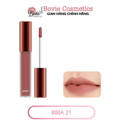 (Vegan - 2023) Son kem lì Bbia Last Velvet Lip Tint Version 8 Full màu