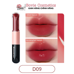 Son Mooekiss Serum Dưỡng Không Dính Cốc Hiệu ứng Tráng Gương Hai đầu đa Năng 3ml+3ml