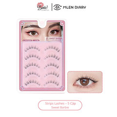 Lông Mi Giả Mlen Diary Gân Trong Suốt 5 Cặp