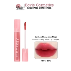 Son Kem Lì Mịn Mượt Colorkey Airy Velvet Lip Lacquer 2.5g