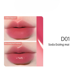 Son Mooekiss Serum Dưỡng Không Dính Cốc Hiệu ứng Tráng Gương Hai đầu đa Năng 3ml+3ml
