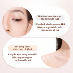 JUDYDOLL Phấn Bắt Sáng Màu Sắp Lấp Lánh Quyến Rũ Highlighting Powder