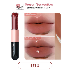 Son Mooekiss Serum Dưỡng Không Dính Cốc Hiệu ứng Tráng Gương Hai đầu đa Năng 3ml+3ml