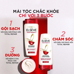 Dầu Xả L'Oreal Paris Phục Hồi Hư Tổn, Ngăn Gãy Rụng Tóc, Bảo Vệ Màu Tóc Nhuộm 280ml
